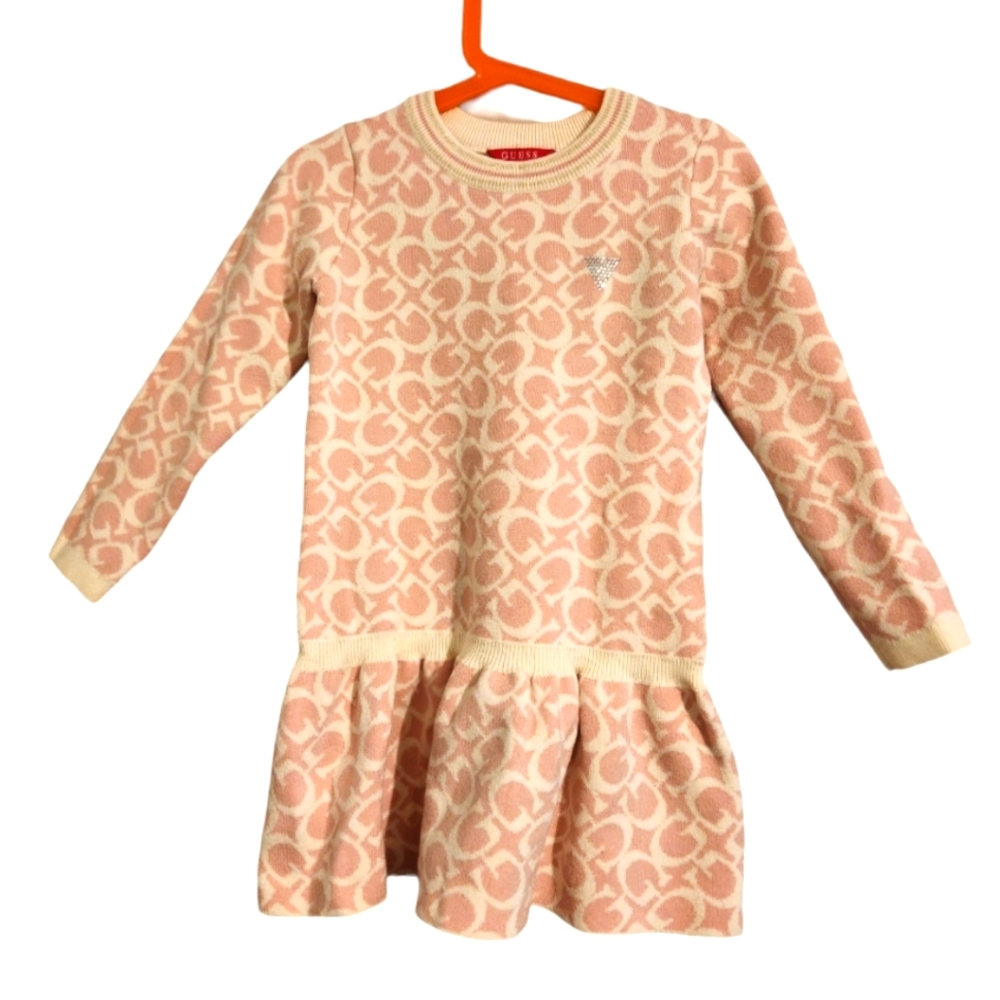 Guess Knit Pale Pink Dress
